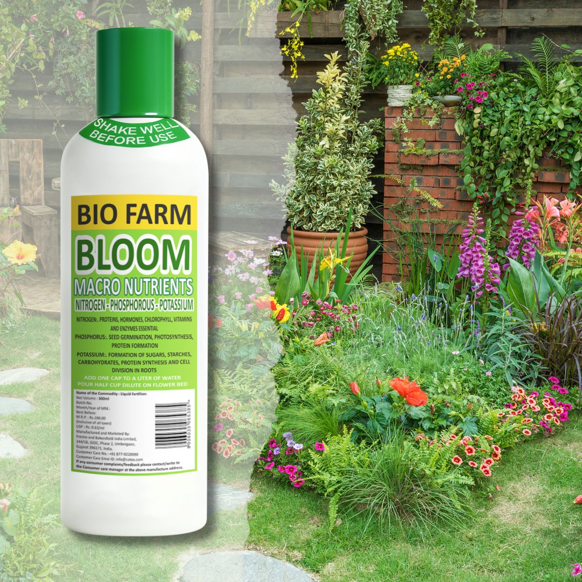 BioFarm Bloom 5 Litre (Pack of 4) BioFarm