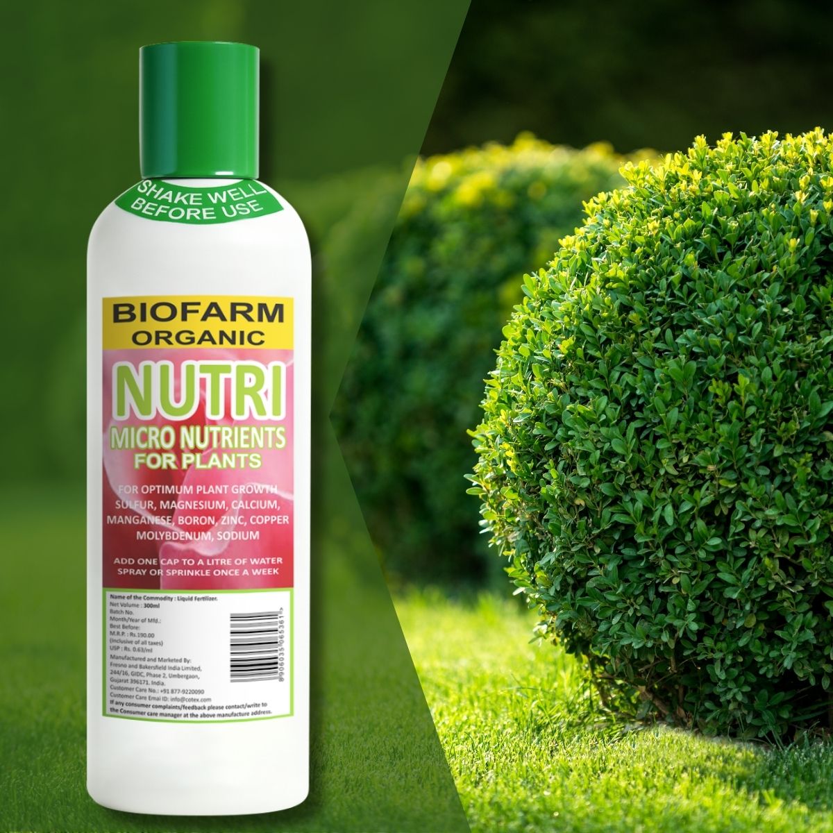 BioFarm Nutri 5 Litre (Pack of 4) BioFarm
