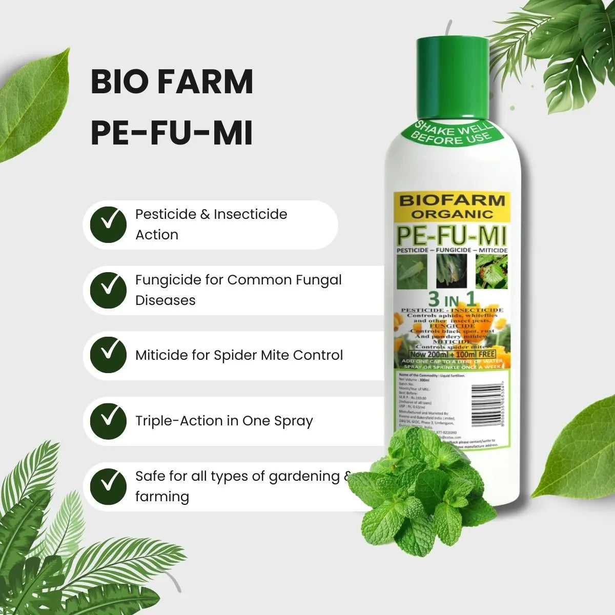 BioFarm PE-FU-MI (Pack of 12) BioFarm