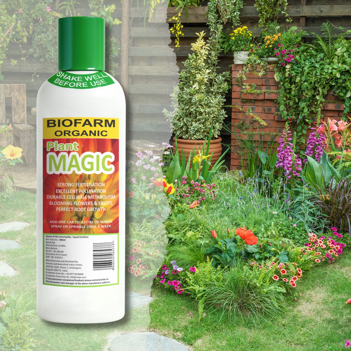 BioFarm Plant Magic 5 Litre (Pack of 4) BioFarm