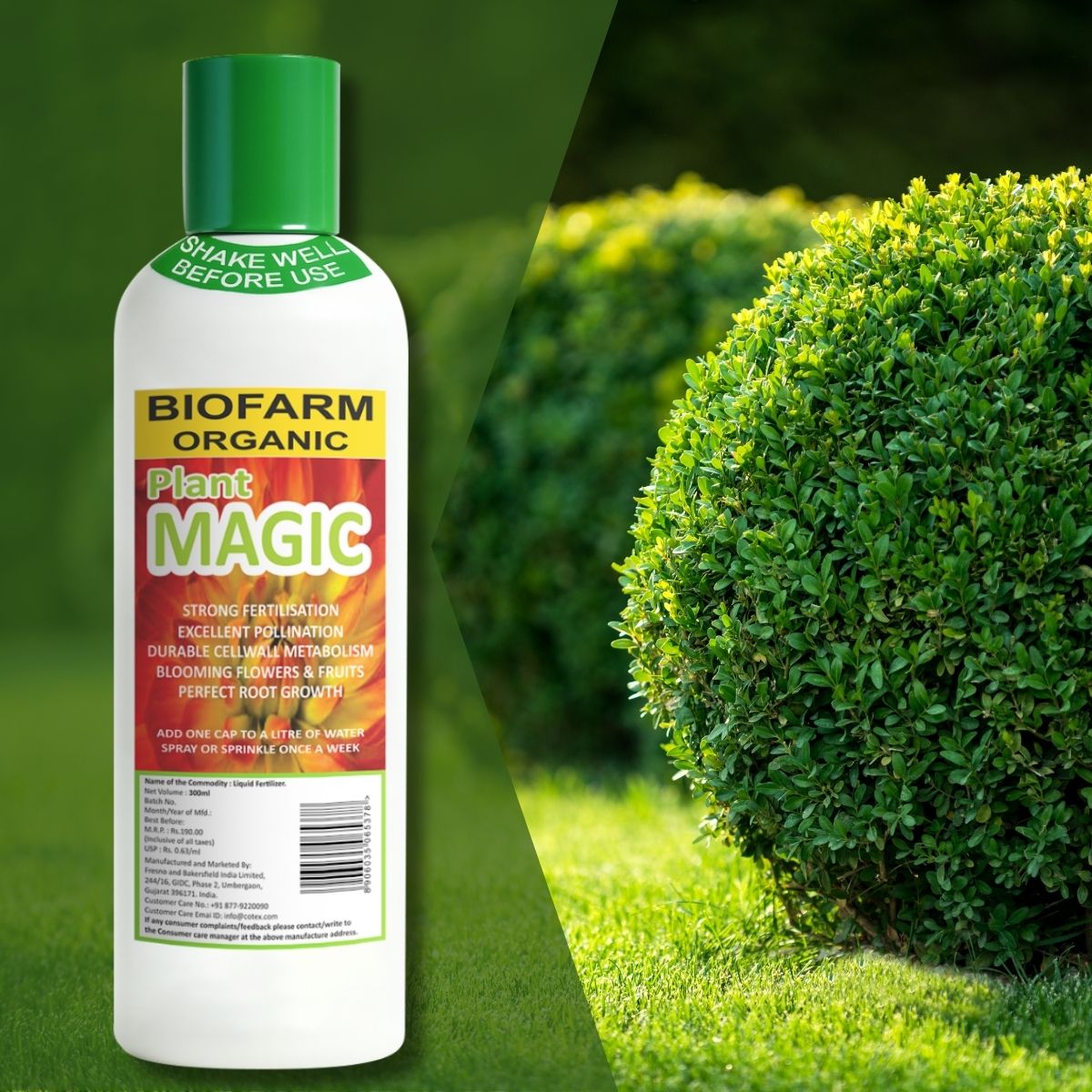 BioFarm Plant Magic 5 Litre (Pack of 4) BioFarm